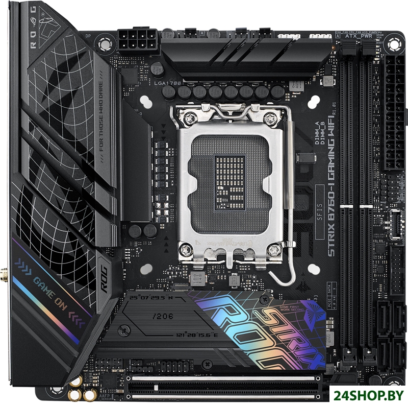 Материнская плата ASUS ROG Strix B760-I Gaming WiFi Материнская плата ASUS ROG Strix B760-I Gaming WiFi
