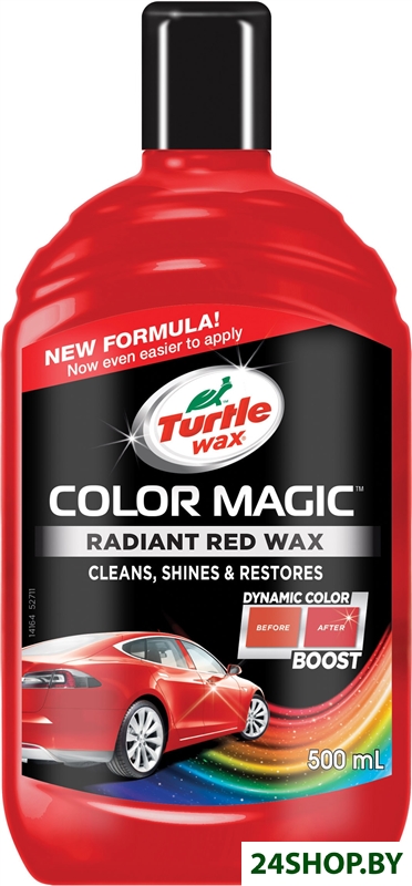 Turtle Wax Полироль Color Magic Radiant Red Wax 500 мл 52711 Turtle Wax Полироль Color Magic Radiant Red Wax 500 мл 52711