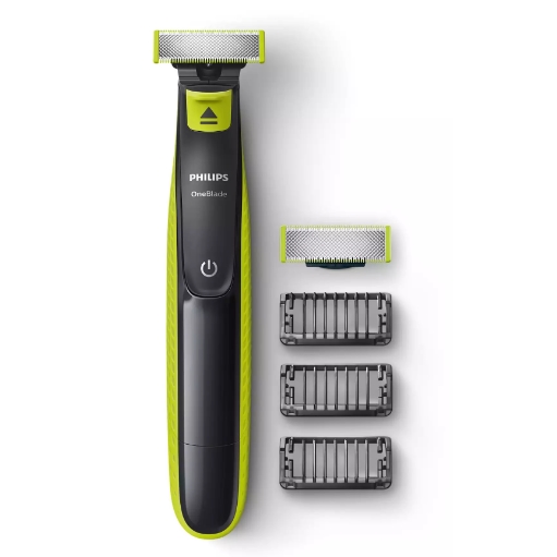 Триммер PHILIPS OneBlade QP2520/60 (черный/салатовый) Триммер PHILIPS OneBlade QP2520/60 (черный/салатовый)
