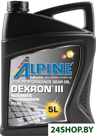 Трансмиссионное масло Alpine ATF DEXRON III (rot) 5л Трансмиссионное масло Alpine ATF DEXRON III (rot) 5л