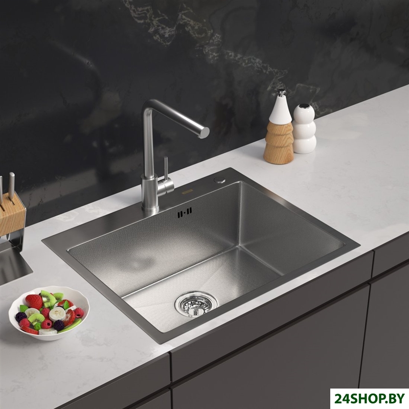 Кухонная мойка ARFEKA Eco AR 600*500 Satin Decor Millet Grains Кухонная мойка ARFEKA Eco AR 600*500 Satin Decor Millet Grains