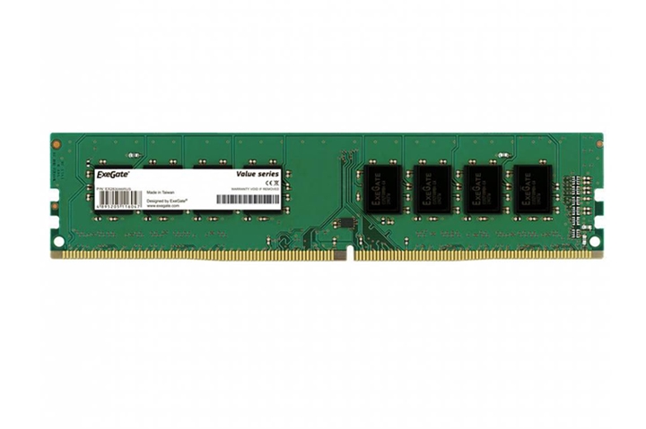 Оперативная память ExeGate 4GB DDR4 PC4-21300 EX283081RUS Оперативная память ExeGate 4GB DDR4 PC4-21300 EX283081RUS
