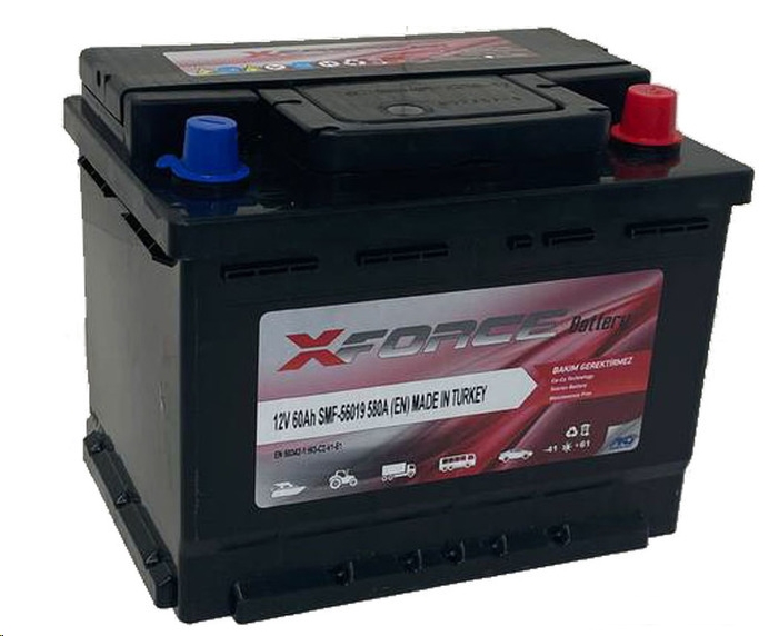 Автомобильный аккумулятор XFORCE 60 R+ (60 А·ч) Автомобильный аккумулятор XFORCE 60 R+ (60 А·ч)