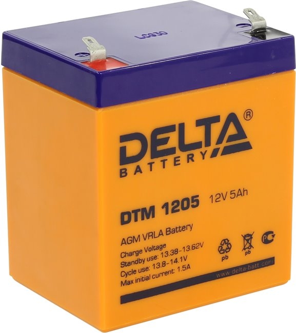 Аккумулятор для ИБП Delta DTM 1205 Аккумулятор для ИБП Delta DTM 1205