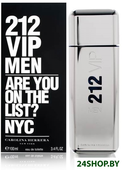 Туалетная вода CAROLINA HERRERA 212 Vip Men (100 мл) Туалетная вода CAROLINA HERRERA 212 Vip Men (100 мл)