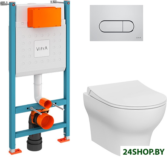 Унитаз подвесной Vitra Zentrum Round 9879B003-7200 Унитаз подвесной Vitra Zentrum Round 9879B003-7200