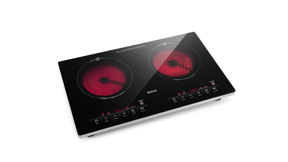 Настольная плита Kitfort KT-131 Настольная плита Kitfort KT-131