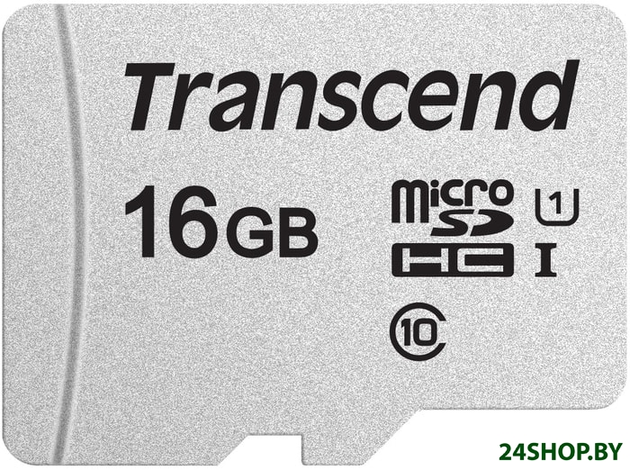 Флеш карта Transcend microSDHC 300S 16GB (TS16GUSD300S) Флеш карта Transcend microSDHC 300S 16GB (TS16GUSD300S)