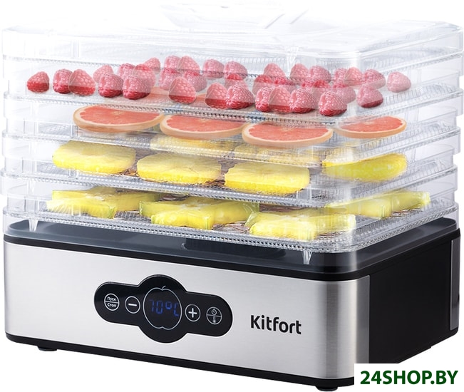 Сушилка для овощей и фруктов KITFORT KT-1914 Сушилка для овощей и фруктов KITFORT KT-1914