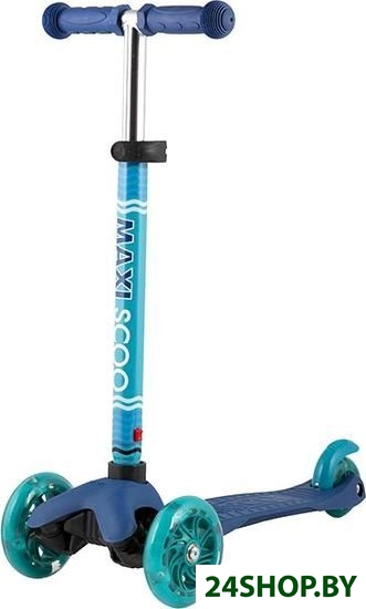 Трехколесный самокат Maxiscoo Baby MSC-B082003 (синий) Трехколесный самокат Maxiscoo Baby MSC-B082003 (синий)