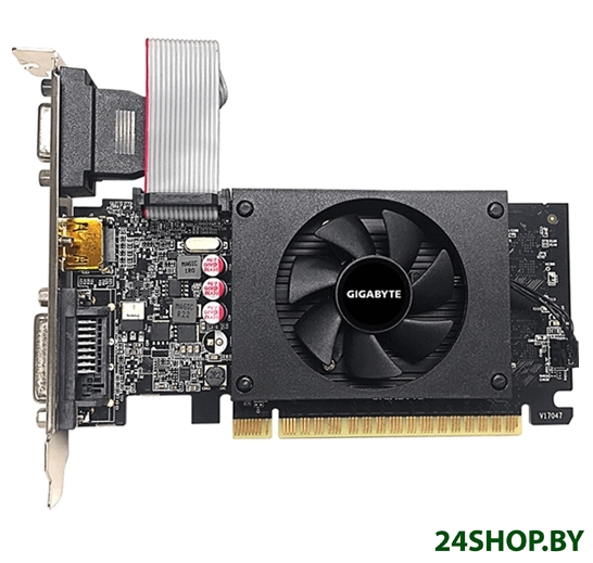 Видеокарта Gigabyte GeForce GT 710 2GB GDDR5 GV-N710D5-2GIL Видеокарта Gigabyte GeForce GT 710 2GB GDDR5 GV-N710D5-2GIL