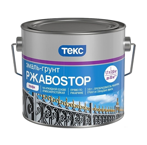Грунт-эмаль ТЕКС РжавоSTOP Профи (коричневый, 2 кг) Грунт-эмаль ТЕКС РжавоSTOP Профи (коричневый, 2 кг)