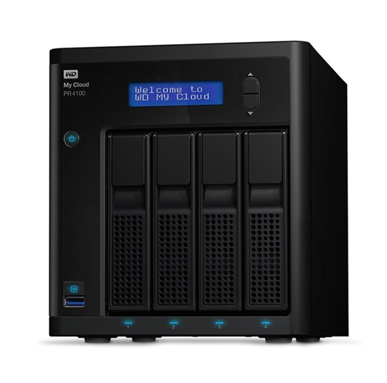 Сетевой накопитель WD My Cloud Pro4100 24TB WDBKWB0240KBK-EEUE Сетевой накопитель WD My Cloud Pro4100 24TB WDBKWB0240KBK-EEUE