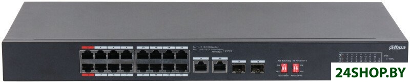 Неуправляемый коммутатор Dahua DH-S3218-16ET-190 Неуправляемый коммутатор Dahua DH-S3218-16ET-190