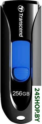 Флешка Transcend 256Gb Jetflash 790 TS256GJF790K USB3.0 (черный/синий) Флешка Transcend 256Gb Jetflash 790 TS256GJF790K USB3.0 (черный/синий)