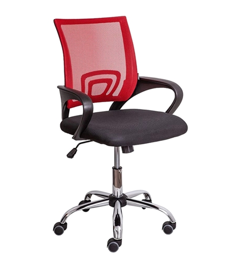 Кресло AksHome Ricci Chrome (красный/черный) Кресло AksHome Ricci Chrome (красный/черный)