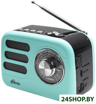 Радиоприемник Ritmix RPR-033 (лазурный) Радиоприемник Ritmix RPR-033 (лазурный)