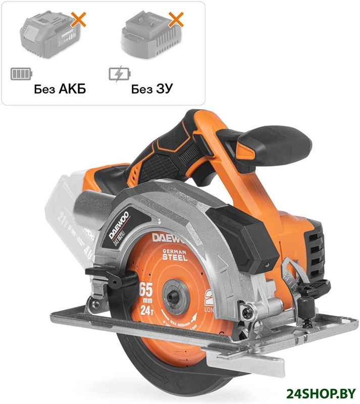 Дисковая (циркулярная) пила Daewoo Power DAS 1621Li (без АКБ) Дисковая (циркулярная) пила Daewoo Power DAS 1621Li (без АКБ)