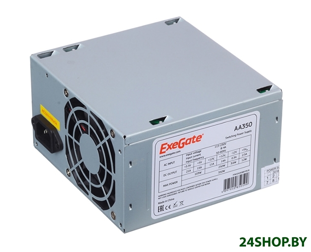 Блок питания ExeGate AA350 EX253681RUS-S Блок питания ExeGate AA350 EX253681RUS-S