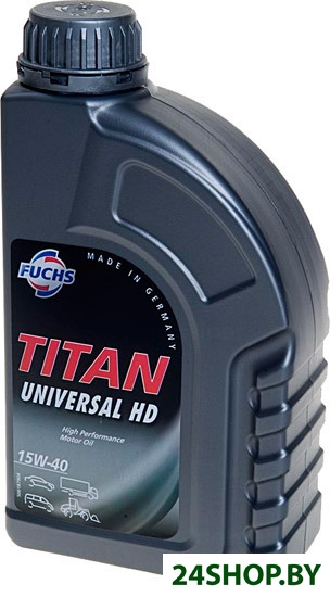 Моторное масло Fuchs Titan Universal HD 15W-40 1л Моторное масло Fuchs Titan Universal HD 15W-40 1л