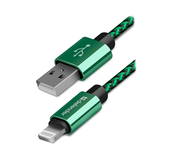 Кабель Defender ACH01-03T Pro (зеленый) Кабель Defender ACH01-03T Pro (зеленый)