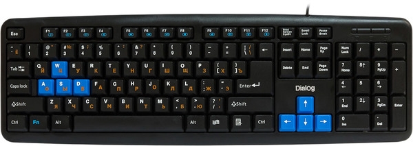 Клавиатура KM-025U Dialog Multimedia Black-Blue - USB Клавиатура KM-025U Dialog Multimedia Black-Blue - USB