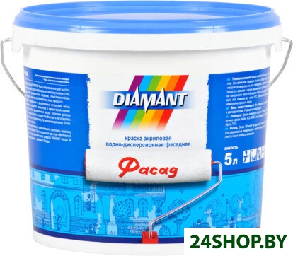 Краска Diamant Фасад 10 л (белый) Краска Diamant Фасад 10 л (белый)