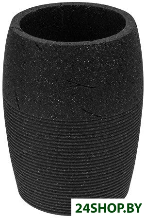 Стакан для зубной щетки и пасты Perfecto Linea Blackstone 35-005033 Стакан для зубной щетки и пасты Perfecto Linea Blackstone 35-005033