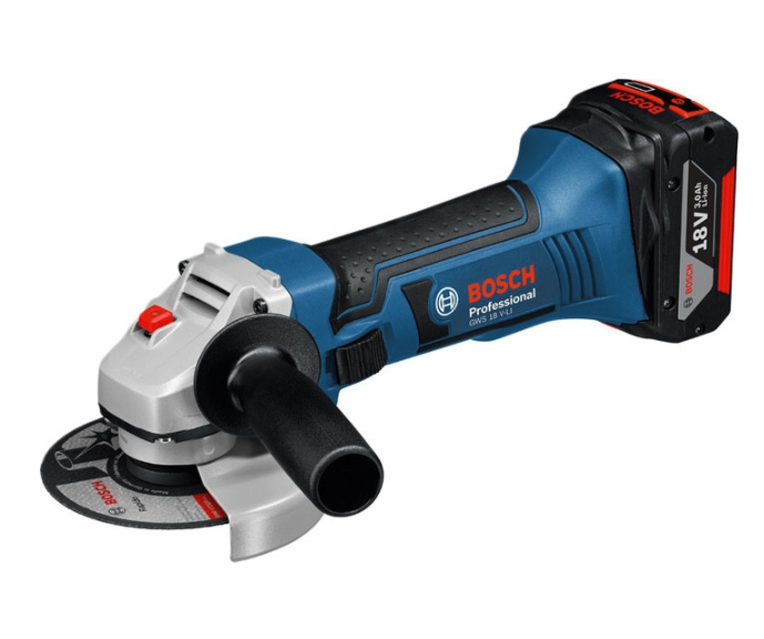 Угловая шлифмашина Bosch GWS 18 V-LI Professional (два аккумулятора 5 А/ч) (060193a30k) Угловая шлифмашина Bosch GWS 18 V-LI Professional (два аккумулятора 5 А/ч) (060193a30k)