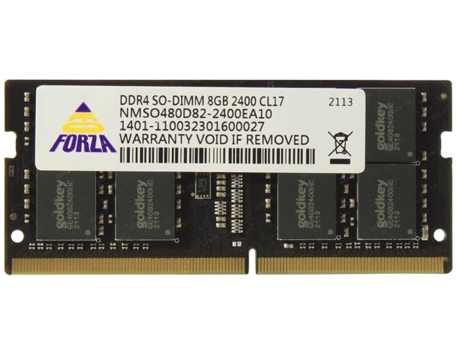 Оперативная память Neo Forza 8ГБ DDR4 2400 МГц NMSO480D82-2400EA10 Оперативная память Neo Forza 8ГБ DDR4 2400 МГц NMSO480D82-2400EA10