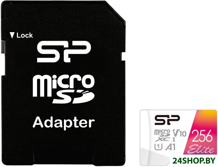 Карта памяти Silicon Power Elite A1 microSDXC SP256GBSTXBV1V20SP 256GB Карта памяти Silicon Power Elite A1 microSDXC SP256GBSTXBV1V20SP 256GB
