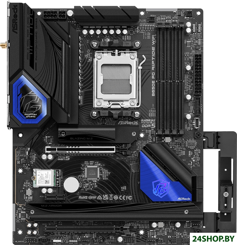 Материнская плата ASRock B650E PG Riptide WiFi Материнская плата ASRock B650E PG Riptide WiFi