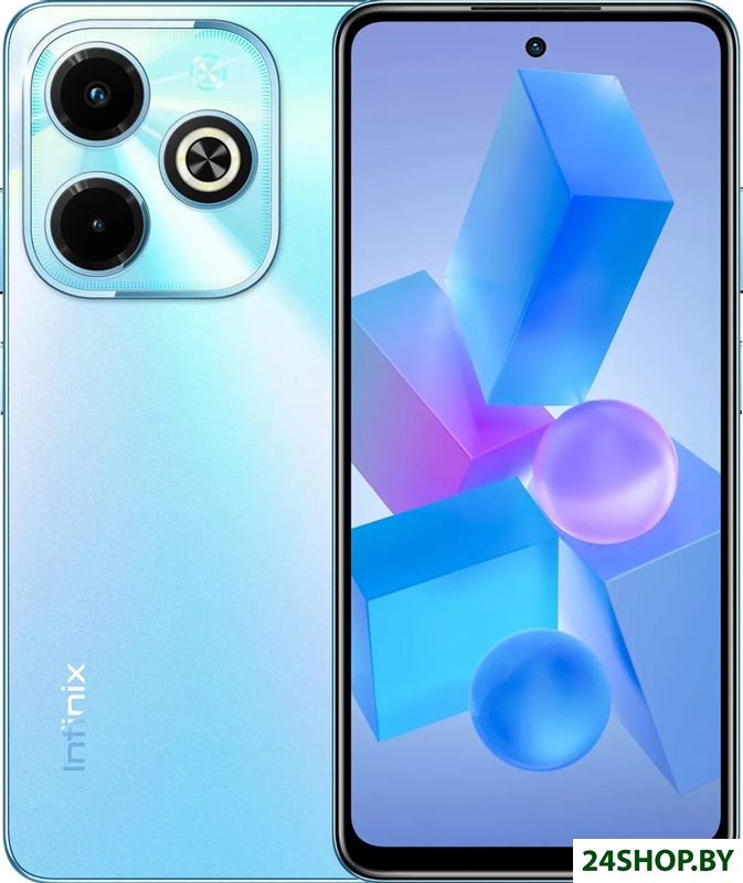 Смартфон Infinix Hot 40i X6528B 8GB/128GB (голубой) Смартфон Infinix Hot 40i X6528B 8GB/128GB (голубой)