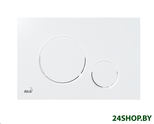 Панель смыва Alcaplast M670 (белый) Панель смыва Alcaplast M670 (белый)