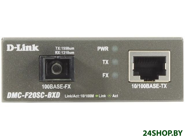 Медиаконвертер D-Link DMC-F20SC-BXD/B1A Медиаконвертер D-Link DMC-F20SC-BXD/B1A
