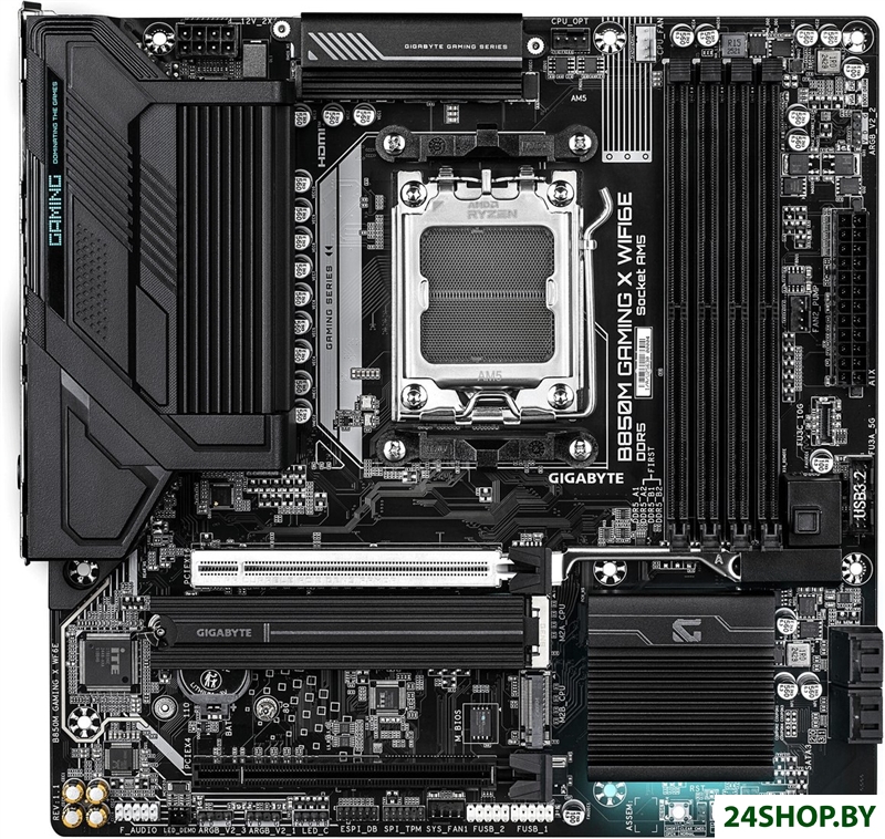Материнская плата Gigabyte B850M Gaming X WiFi6E (rev. 1.1) Материнская плата Gigabyte B850M Gaming X WiFi6E (rev. 1.1)