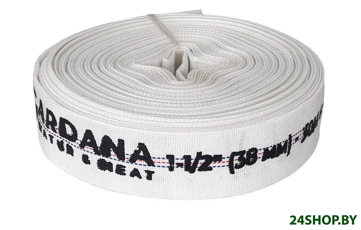 Рукав напорный Gardana Б112-30 1 1/2 38мм (30м, белый) Рукав напорный Gardana Б112-30 1 1/2 38мм (30м, белый)