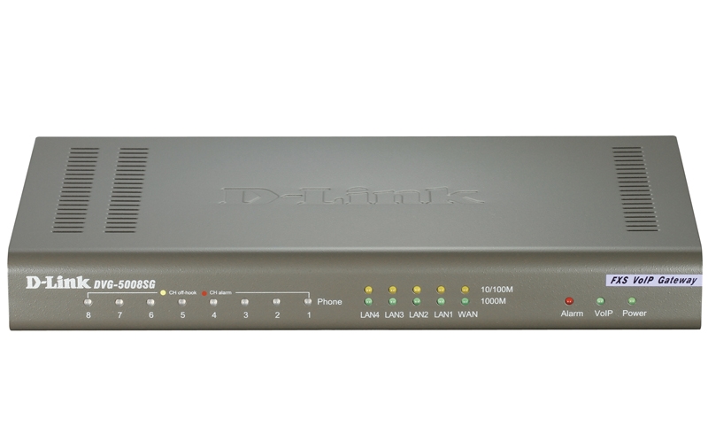 Шлюз VoIP D-Link DVG-5008SG Шлюз VoIP D-Link DVG-5008SG
