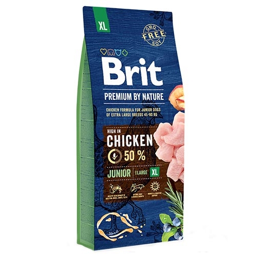 Сухой корм для собак Brit Premium by Nature Junior XL 15 кг Сухой корм для собак Brit Premium by Nature Junior XL 15 кг