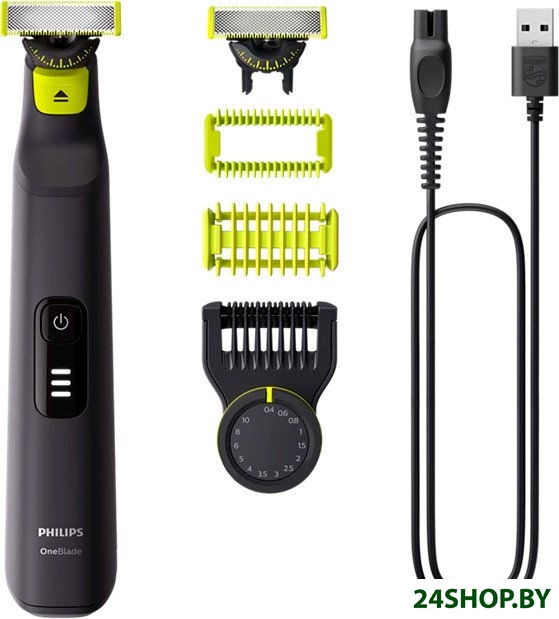 Универсальный триммер Philips OneBlade Pro 360 Face + Body QP6542/15 Универсальный триммер Philips OneBlade Pro 360 Face + Body QP6542/15