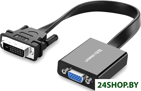 Конвертер Ugreen MM108 40259 DVI - VGA Конвертер Ugreen MM108 40259 DVI - VGA