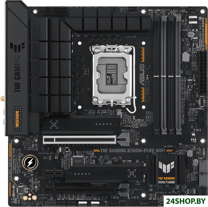 Материнская плата ASUS TUF Gaming B760M-Plus WIFI Материнская плата ASUS TUF Gaming B760M-Plus WIFI