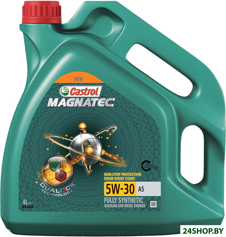 Моторное масло Castrol Magnatec 5W-30 A5 Dualock 4л Моторное масло Castrol Magnatec 5W-30 A5 Dualock 4л