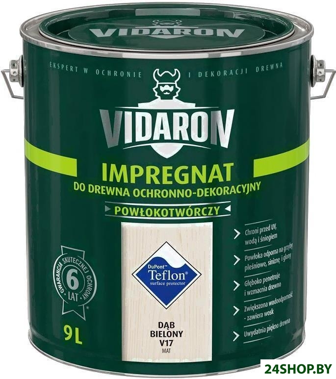 Пропитка Vidaron Impregnant V17 9 л (дуб беленый) Пропитка Vidaron Impregnant V17 9 л (дуб беленый)