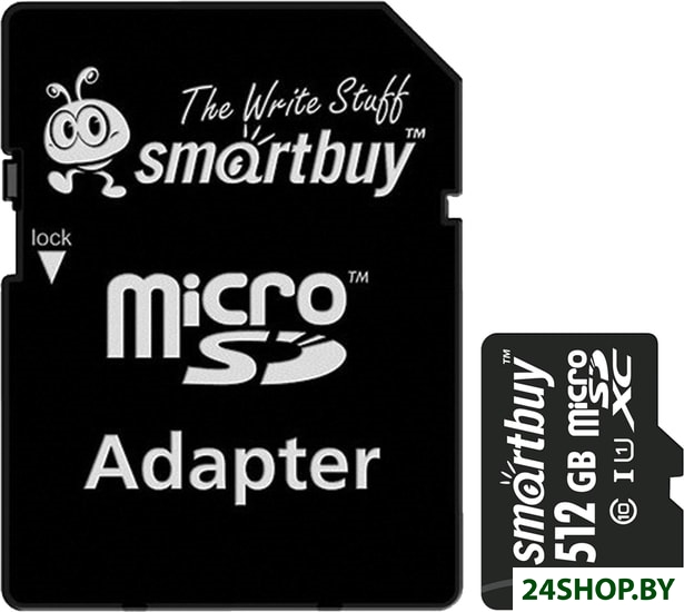 Карта памяти Smart Buy microSDXC SB512GBSDCL10-01 512GB (с адаптером) Карта памяти Smart Buy microSDXC SB512GBSDCL10-01 512GB (с адаптером)