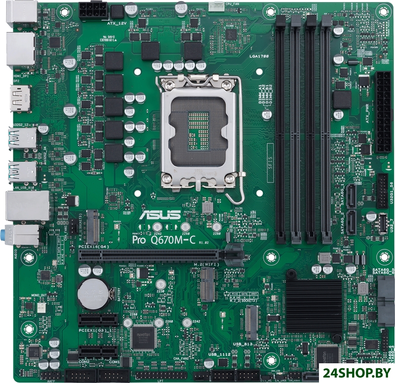 Материнская плата ASUS Pro Q670M-C-CSM Материнская плата ASUS Pro Q670M-C-CSM
