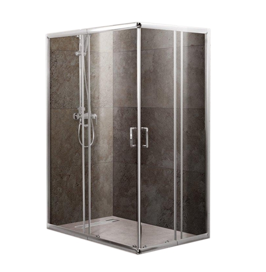 Душевой уголок BelBagno UNIQUE-AH-2-100/115-75/90-P-Cr (рифленое стекло) Душевой уголок BelBagno UNIQUE-AH-2-100/115-75/90-P-Cr (рифленое стекло)