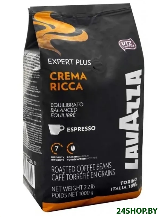 Кофе в зернах Lavazza Crema Ricca (1кг) Кофе в зернах Lavazza Crema Ricca (1кг)
