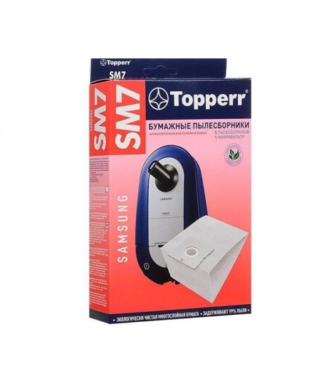 Бумажные пылесборники Topperr SM7 для пылесосов SAMSUNG Бумажные пылесборники Topperr SM7 для пылесосов SAMSUNG