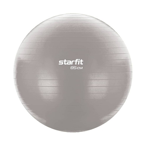 Мяч Starfit GB-104 85 см антивзрыв (тепло-серый пастель) Мяч Starfit GB-104 85 см антивзрыв (тепло-серый пастель)